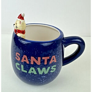 Holly & Joy Christmas Santa Claws Vase Mug